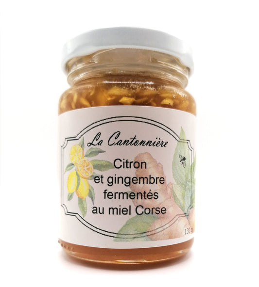 Citron et gingembre fermentés au miel de Corse