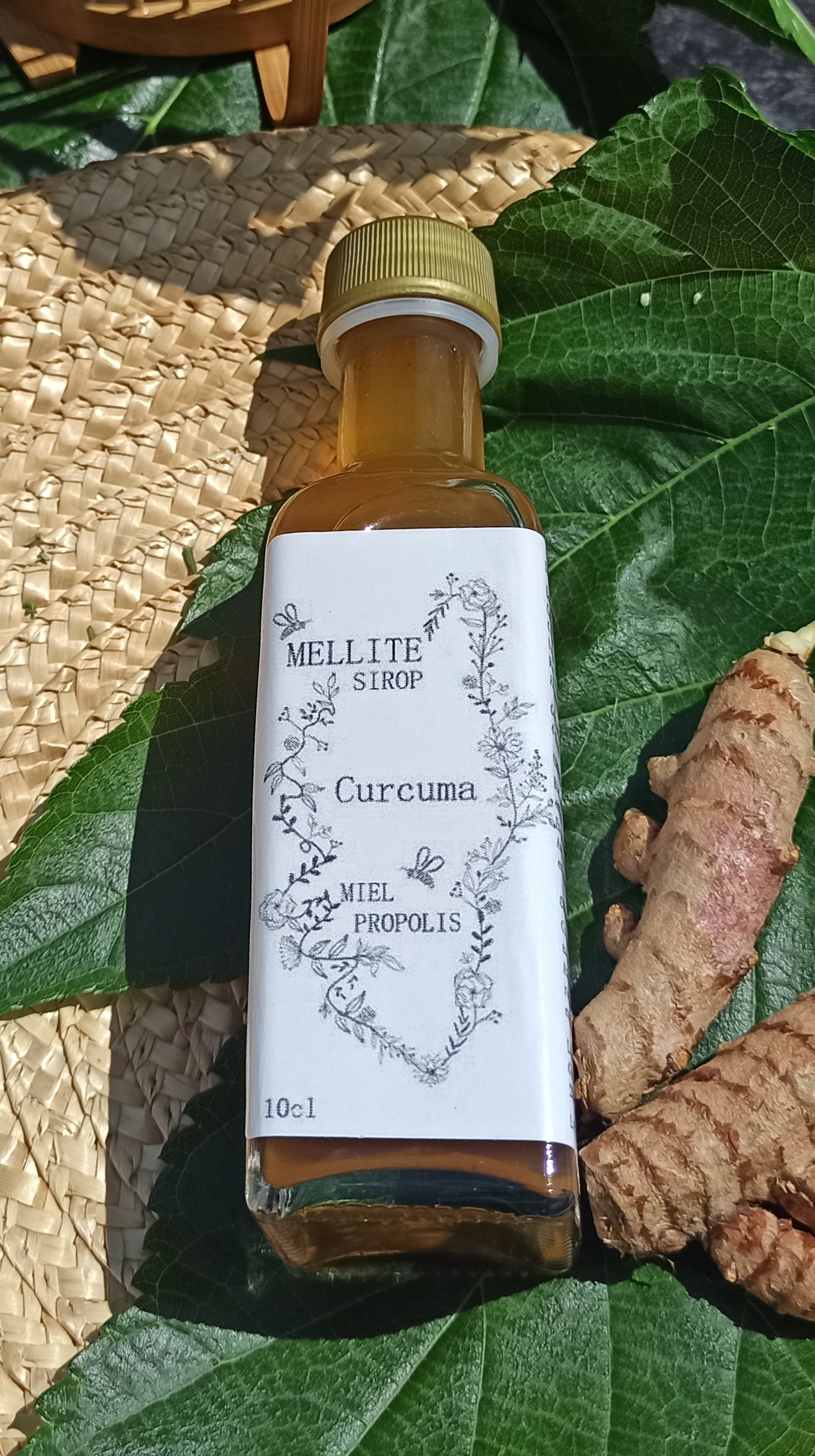 Mellite au curcuma, gingembre et poivre noir